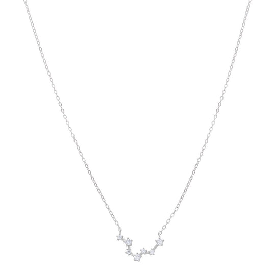 Argento Silver Pisces Constellation Necklace