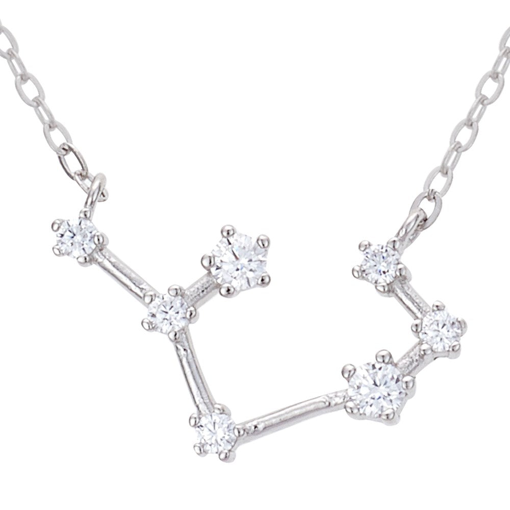 Argento Silver Sagittarius Constellation Necklace