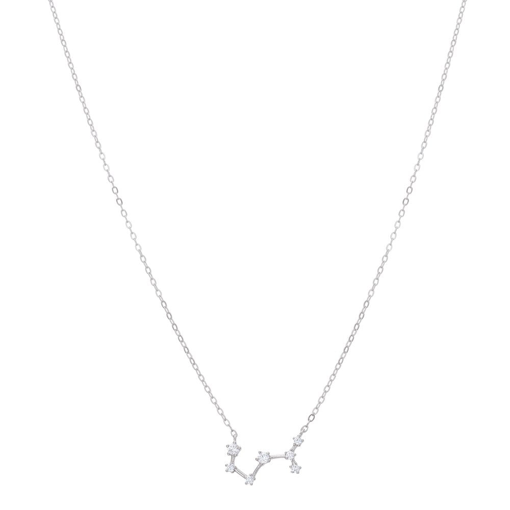 Argento Silver Scorpio Constellation Necklace
