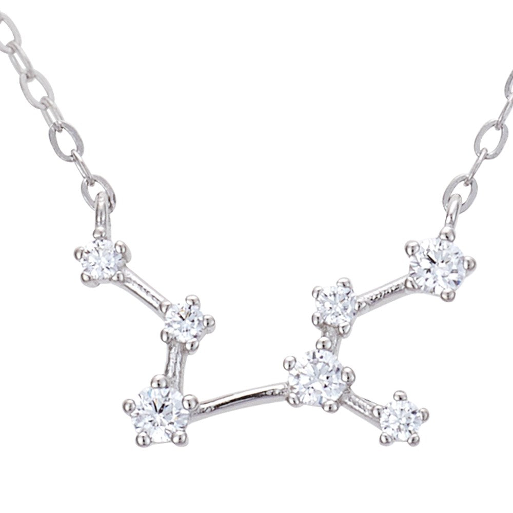 Argento Silver Virgo Constellation Necklace