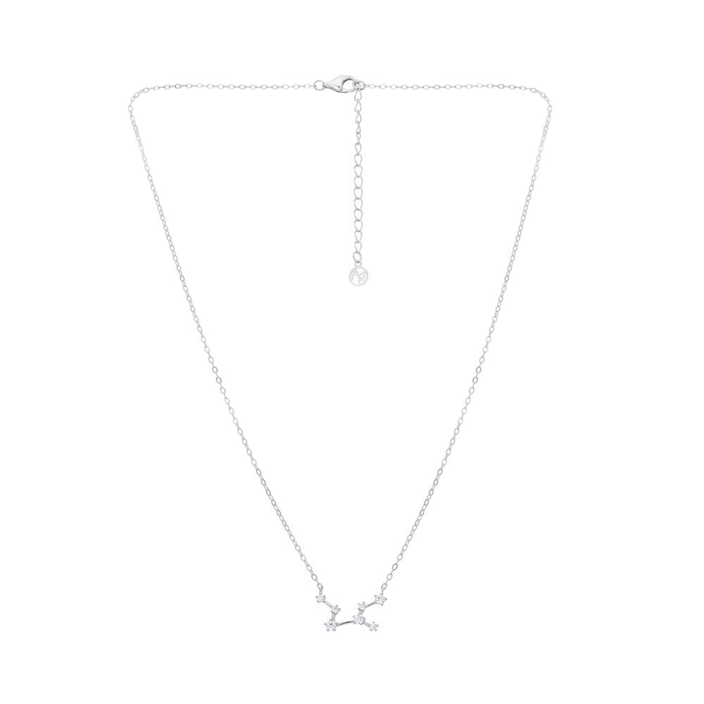 Argento Silver Virgo Constellation Necklace