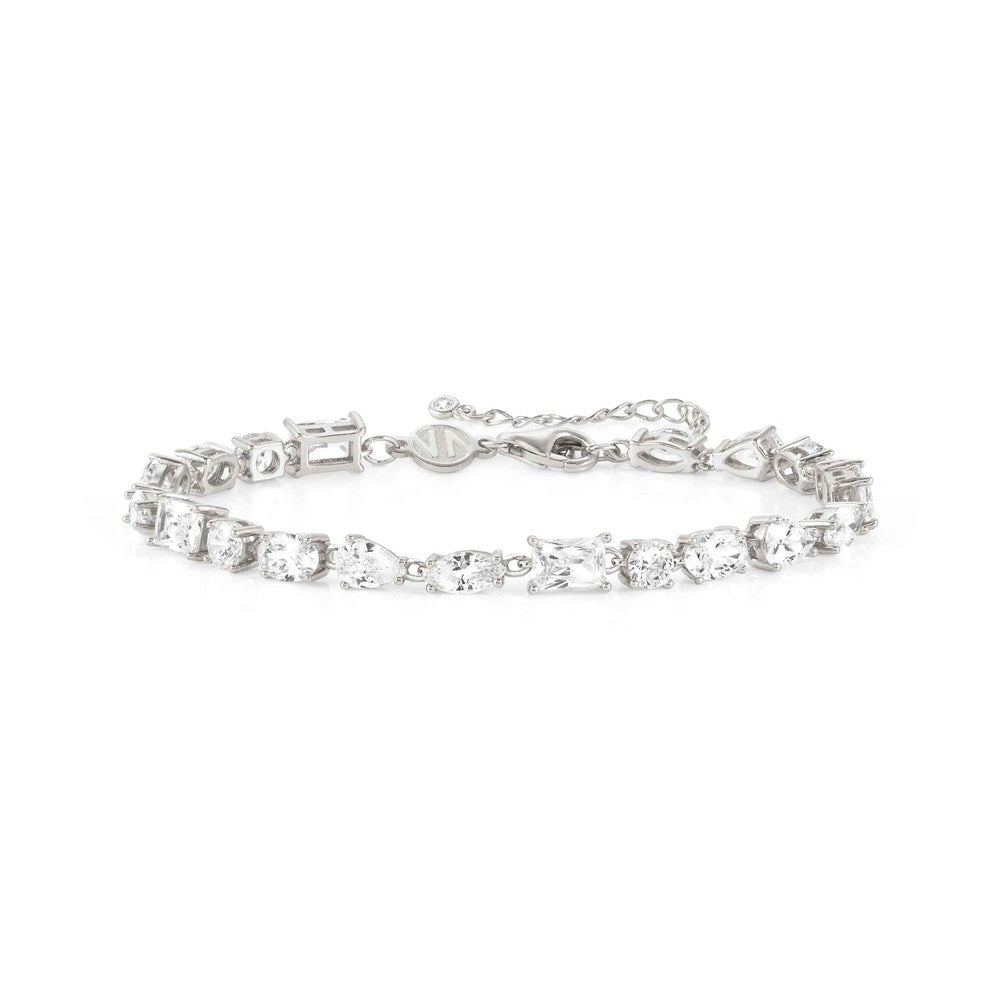 Nomination Colour Wave Silver Crystal Bracelet