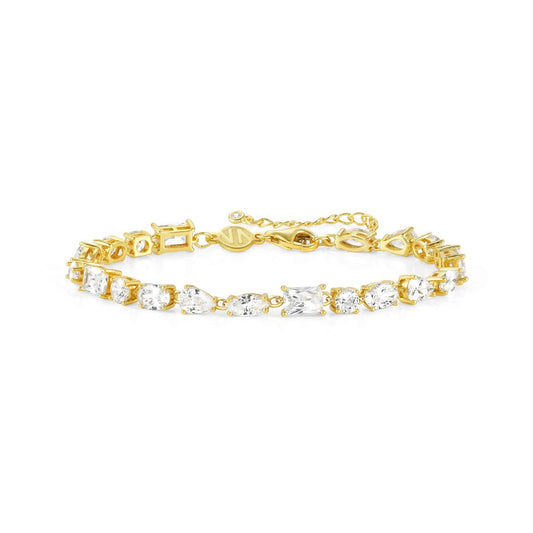 Nomination Colour Wave Gold Crystal Bracelet