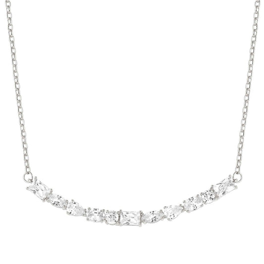 Nomination Colour Wave Silver Crystal Necklace
