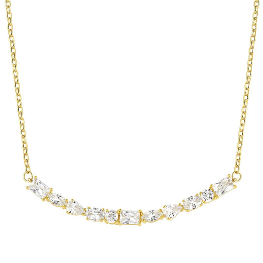 Nomination Colour Wave Gold Crystal Necklace