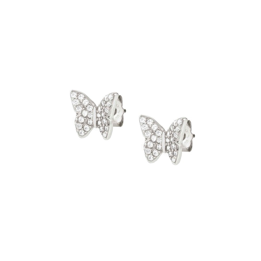 Nomination Sweetrock Silver Butterfly Earrings