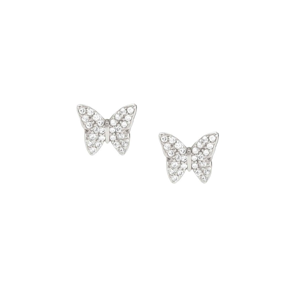 Nomination Sweetrock Silver Butterfly Earrings