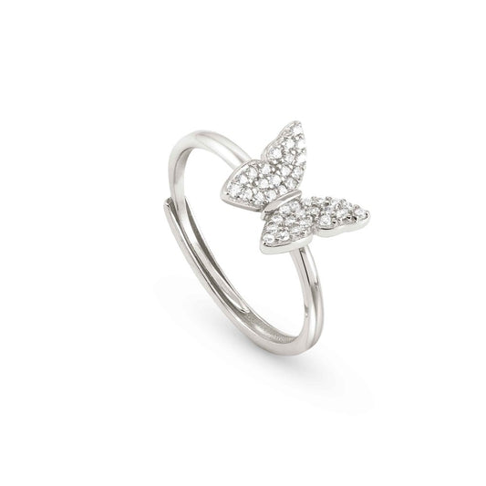 Nomination Sweetrock Silver Butterfly Adjustable Ring 