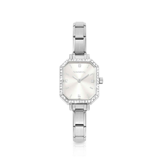 Nomination Paris Silver Crystal Watch