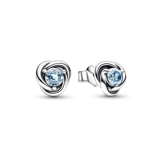 Pandora March Eternity Birthstone Earrings