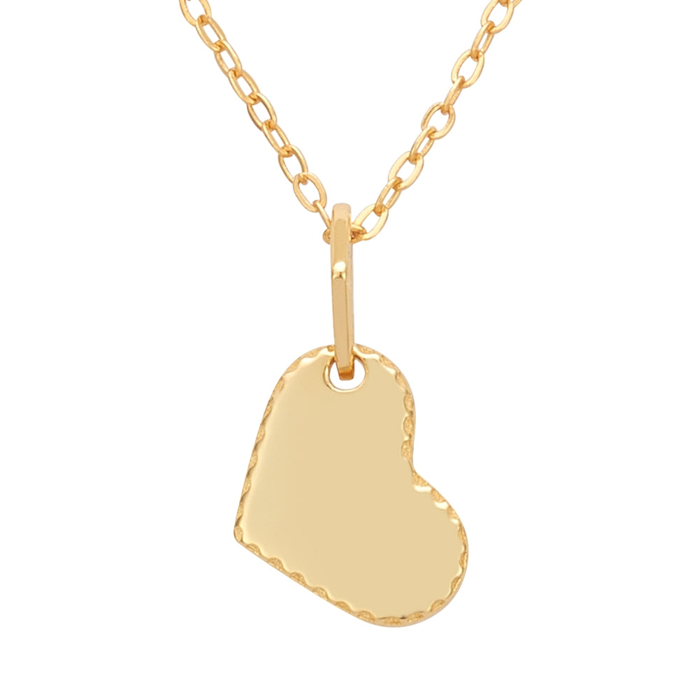 Argento Gold Double Heart Necklace