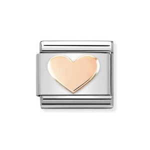 Nomination Rose Gold Heart Charm