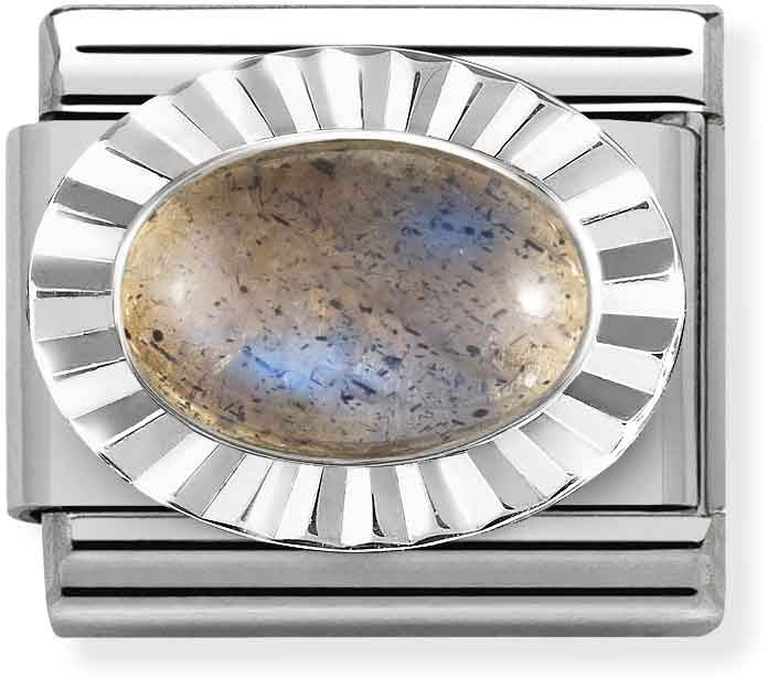 Nomination Silver Labradorite Charm 
