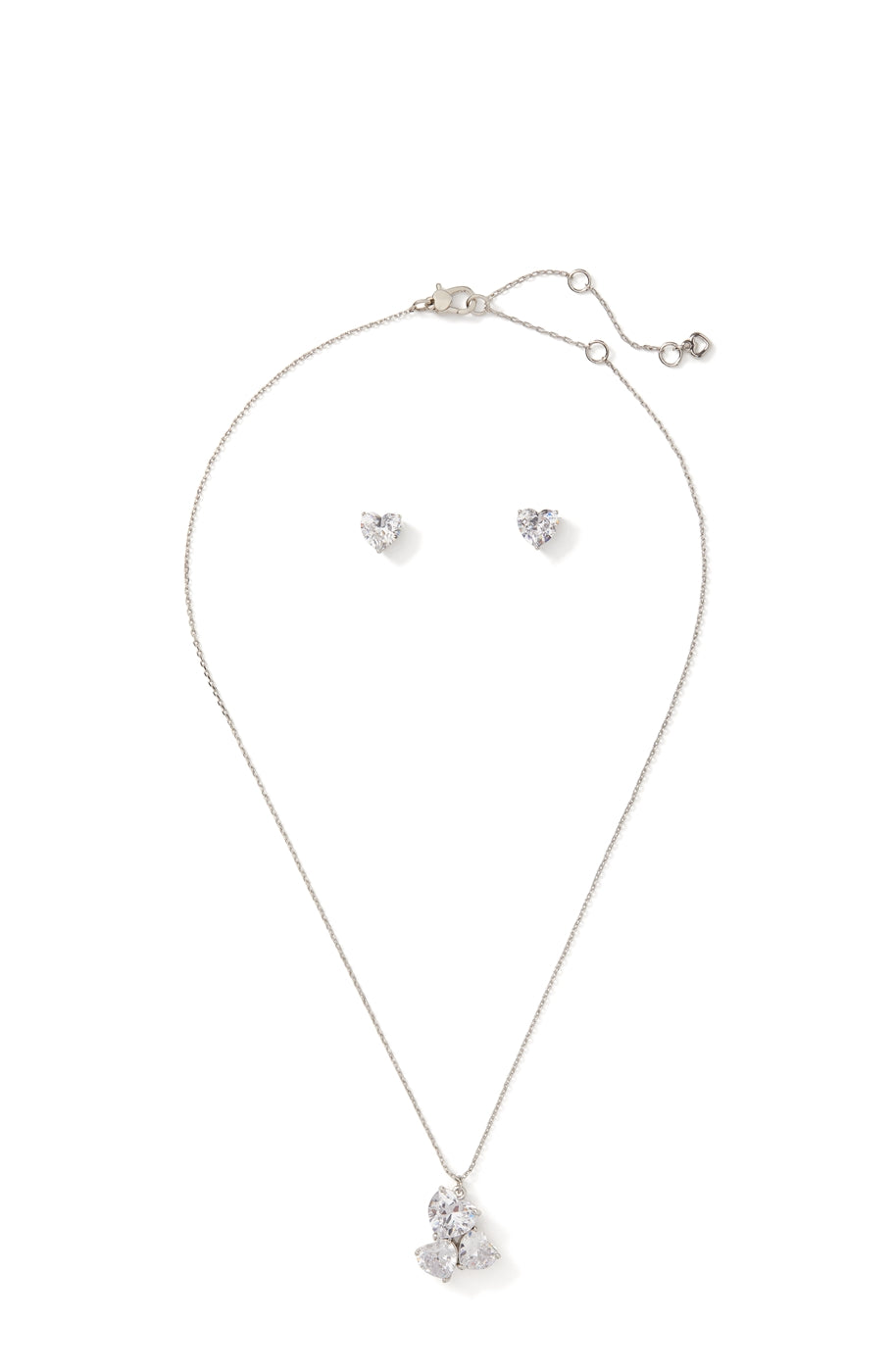 Kate Spade New York Silver Crystal Heart Gift Set