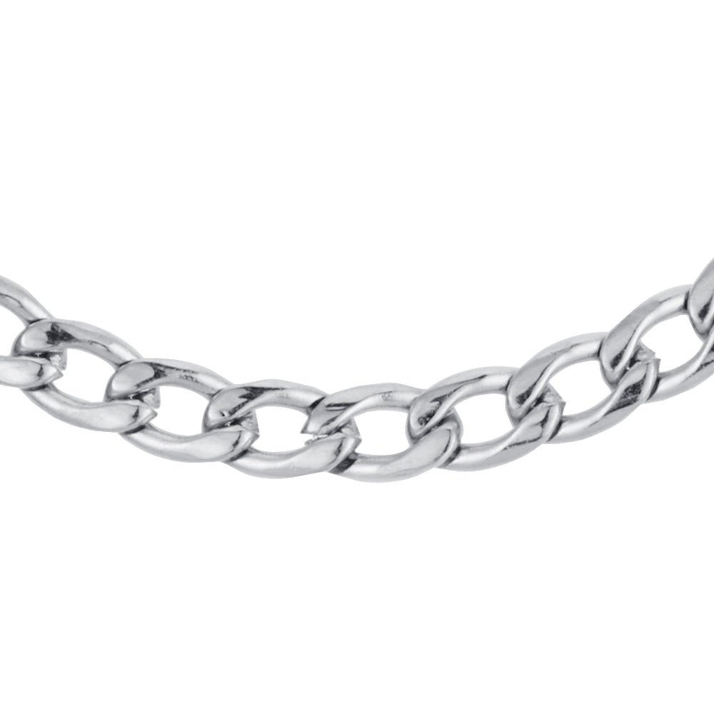 Over & Over Gold Steel Curb Chain Necklace
