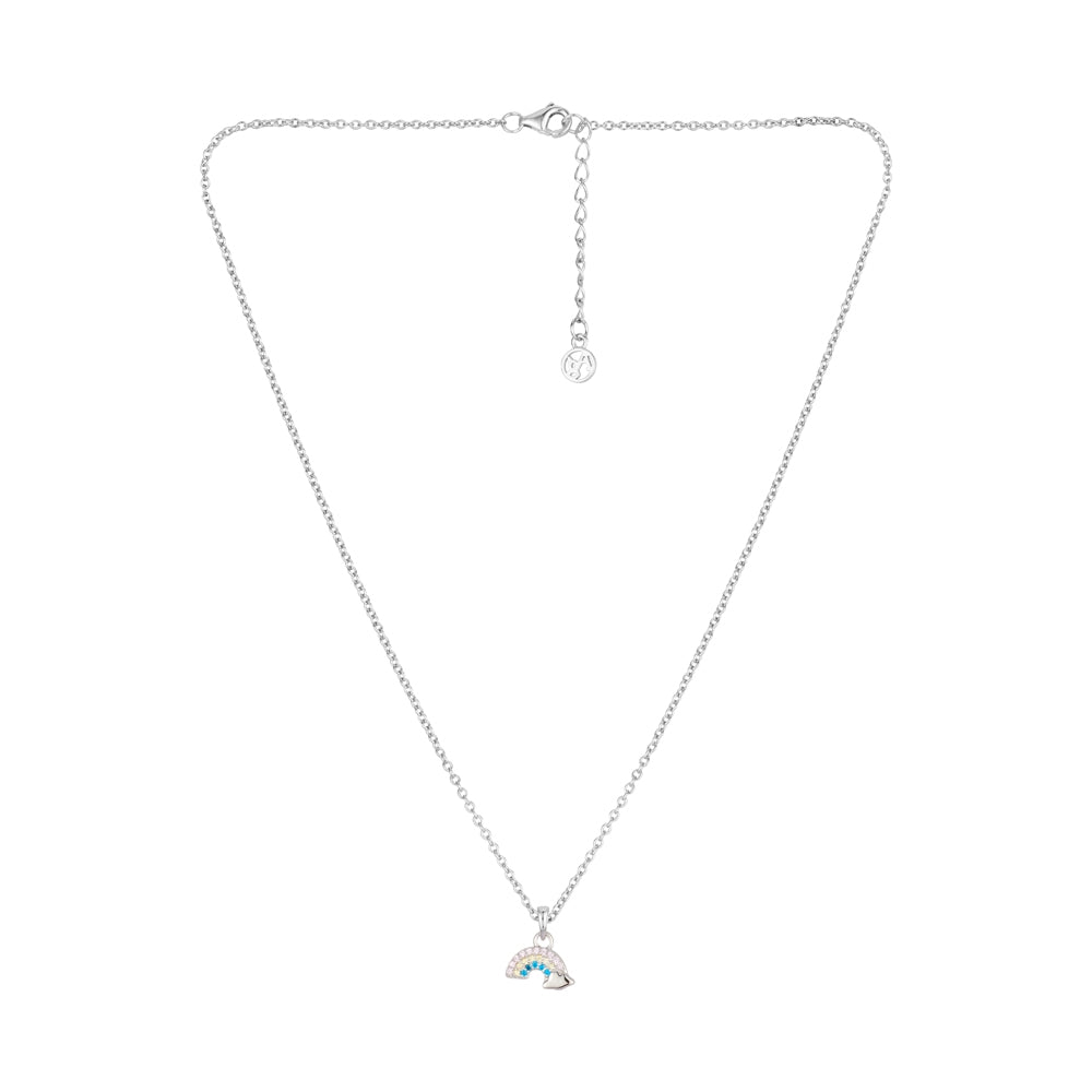Argento Kids Crystal Rainbow Necklace