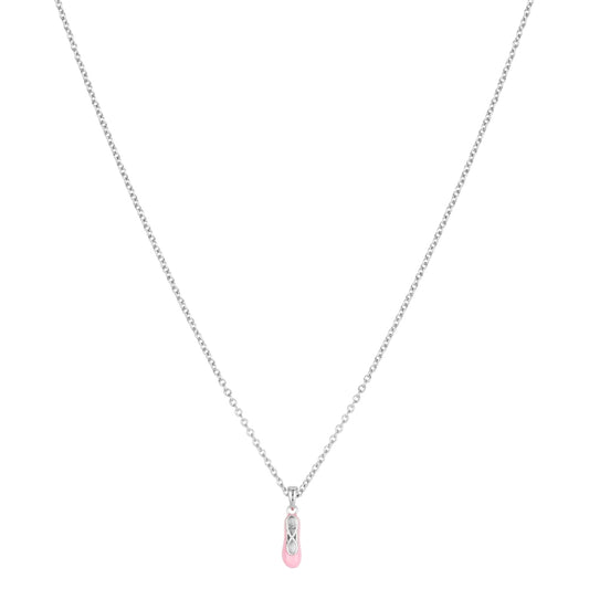 Argento Kids Ballet Pink Slipper Necklace