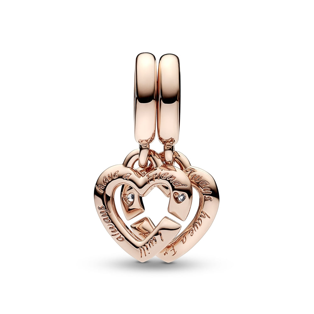 Pandora Sister Hearts Split Dangle Charm