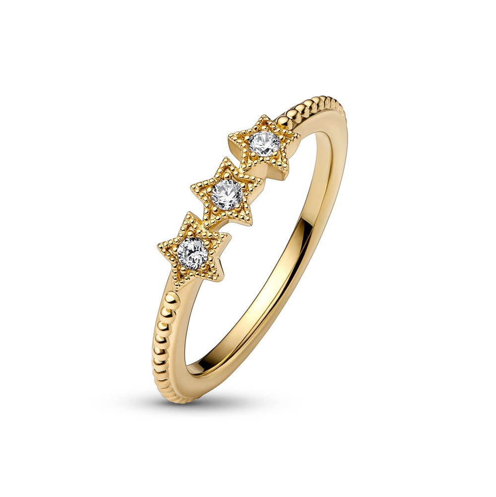 Pandora Gold Celestial Stars Ring
