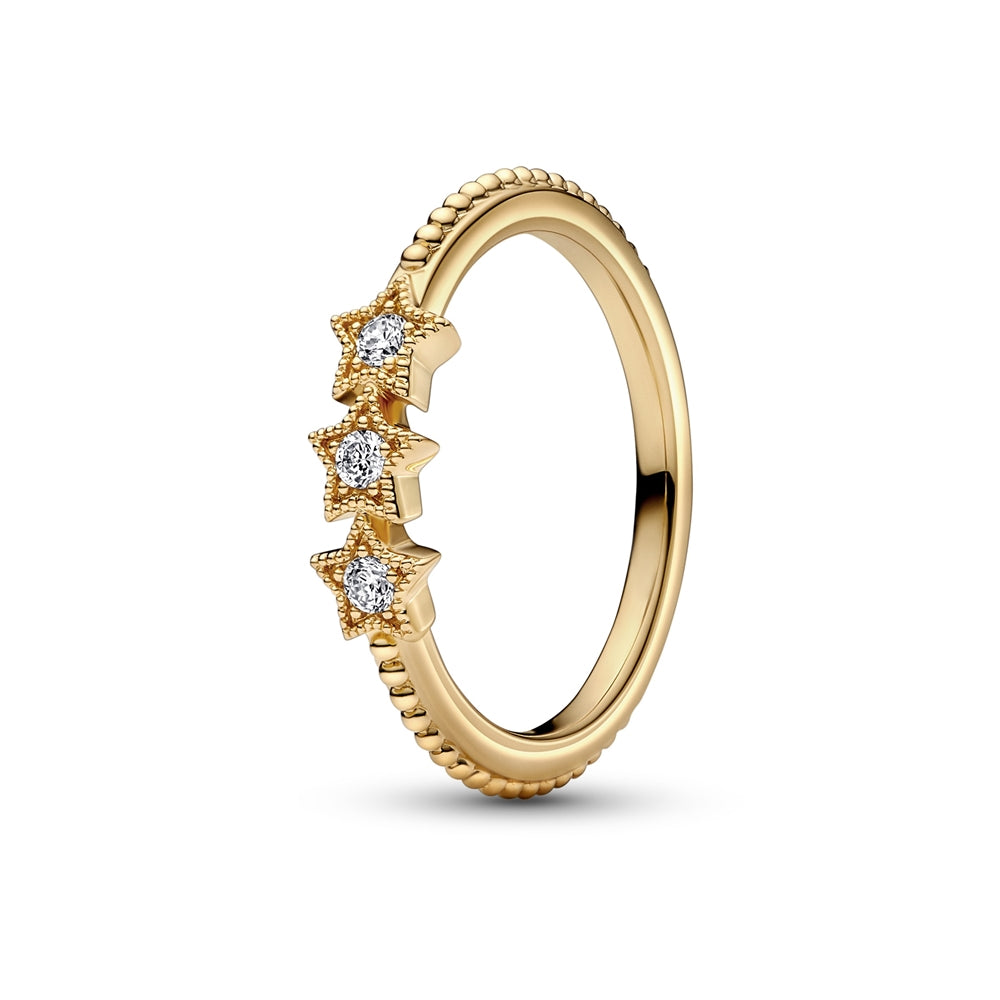 Pandora Gold Celestial Stars Ring