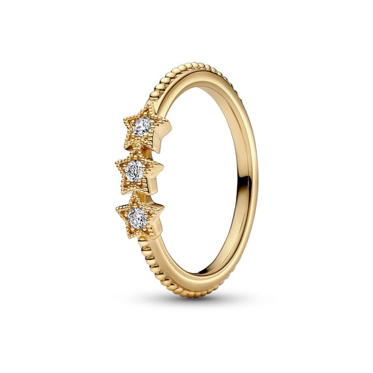 Pandora Gold Celestial Stars Ring