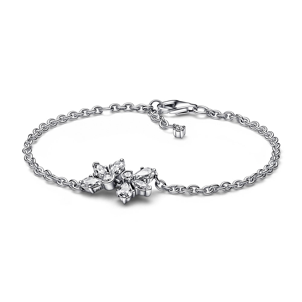 Pandora Sparkling Flower Cluster Bracelet