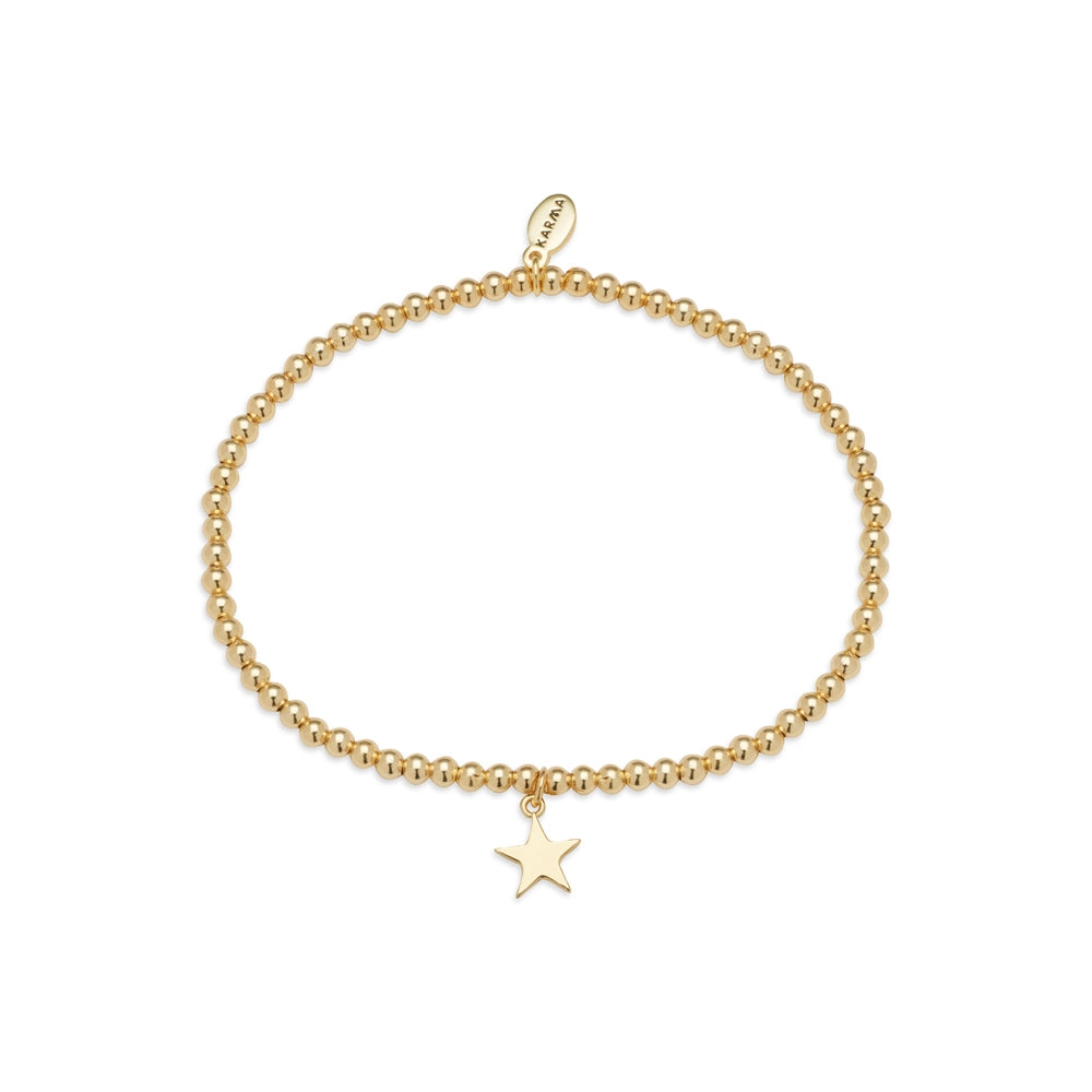 Karma Gold Star Stretch Bracelet