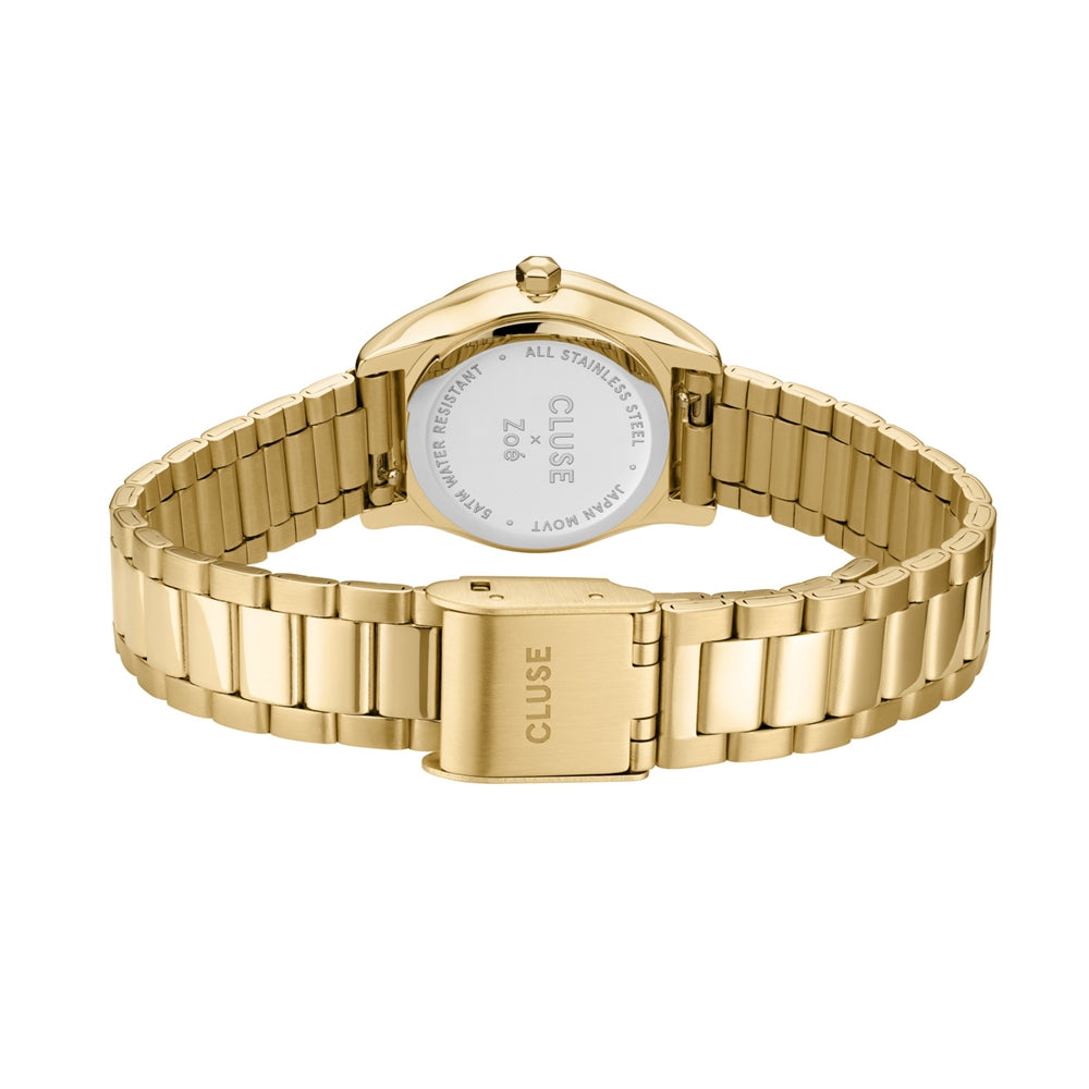 CLUSE Zoe Gold + Blue Mini Feroce Link Watch