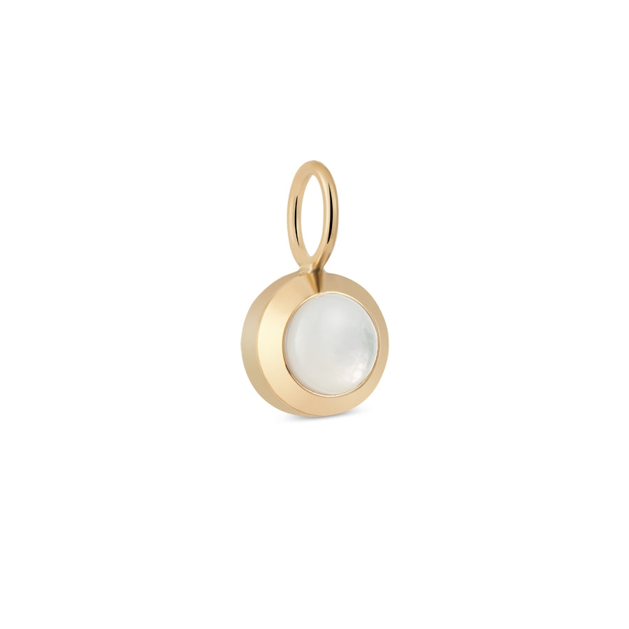 Over & Over Gold June Birthstone Charm