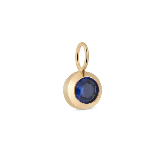 Over & Over Gold September Birthstone Charm