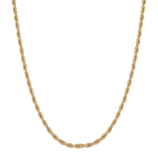 Over & Over Gold Twist Necklace