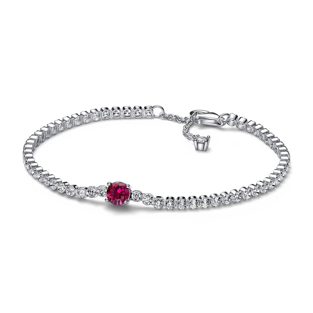 Pandora Red Sparkling Tennis Bracelet