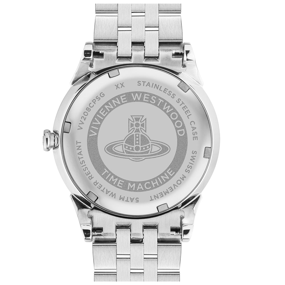 Vivienne Westwood Gold + Silver Crystal Wallace Watch