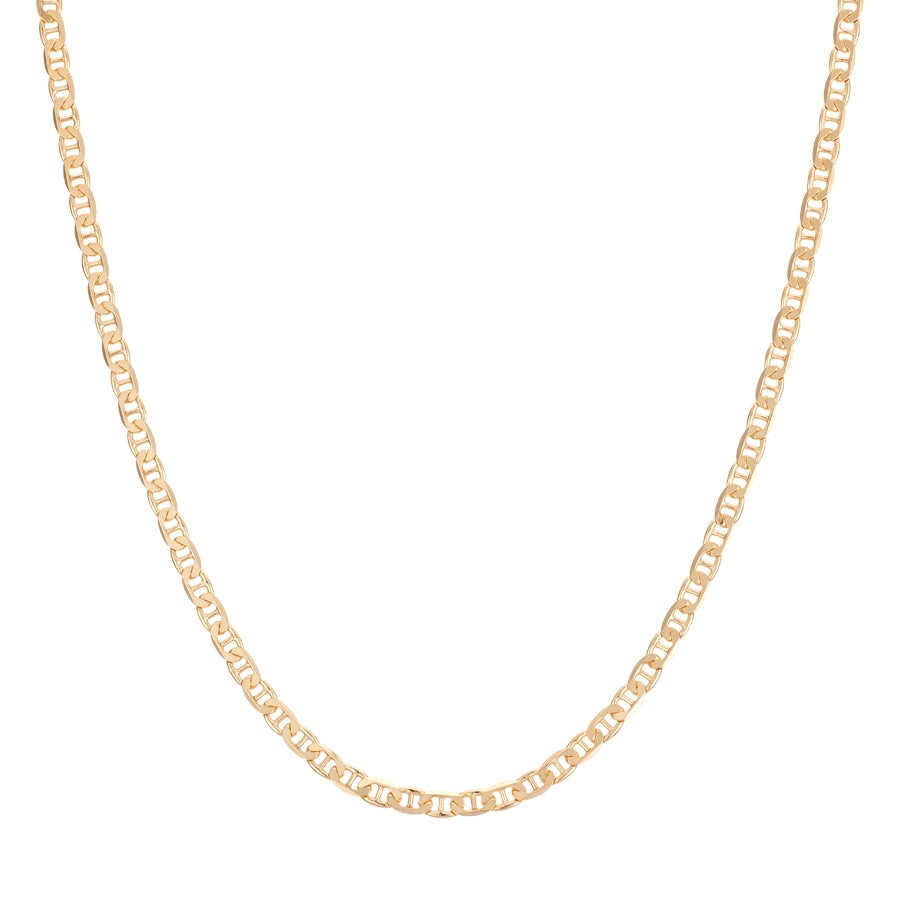 Argento Recycled Gold Oval Linked Chain Necklace