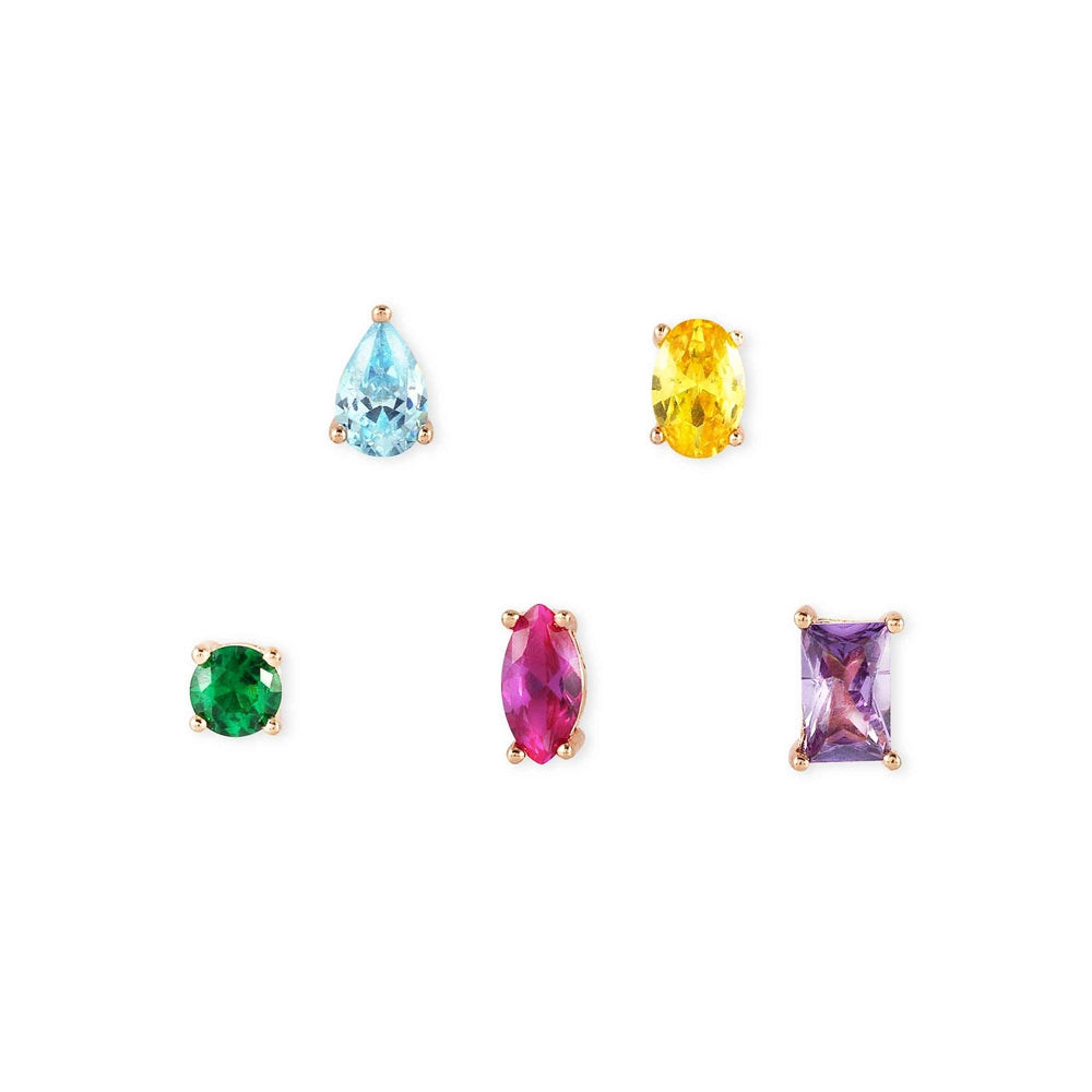 Nomination Colour Wave Crystal Earring Set