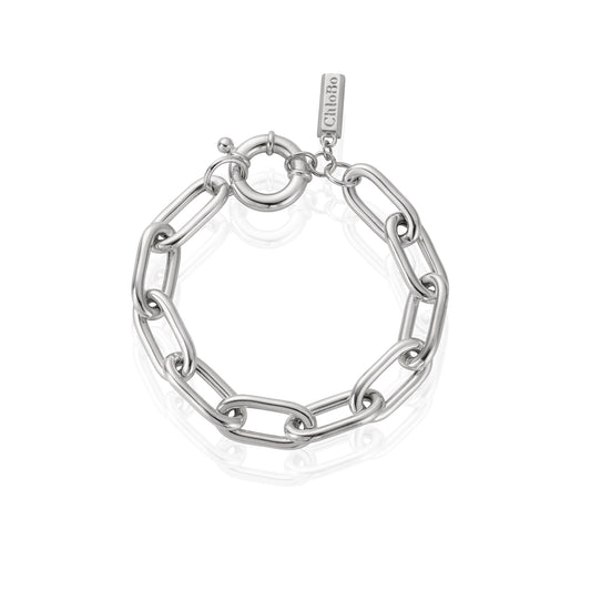 ChloBo Silver Luxe Chunky Link Bracelet