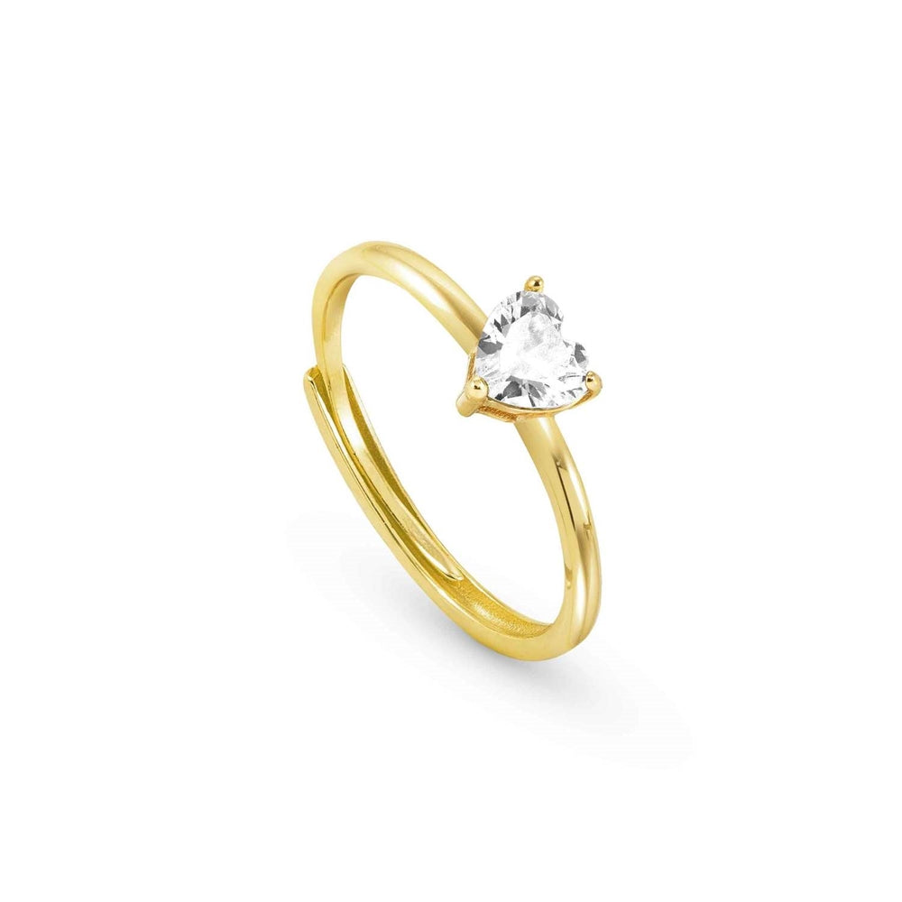 Nomination Sweetrock Gold Heart Adjustable Ring