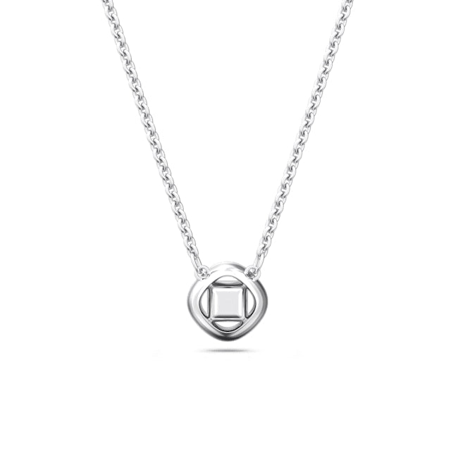 Swarovski Angelic Blue Square Necklace