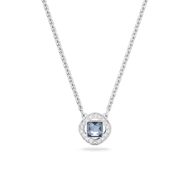 Swarovski Angelic Blue Square Necklace