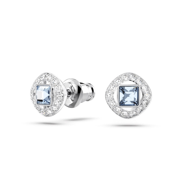 Swarovski Angelic Blue Square Earrings