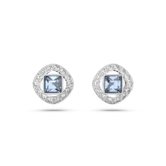 Swarovski Angelic Blue Square Earrings