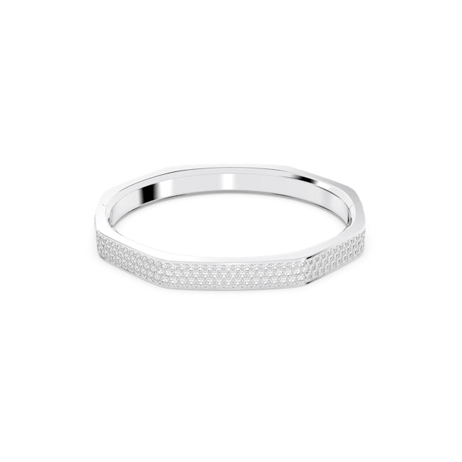 Swarovski Dextera Large Silver Octagon Bangle