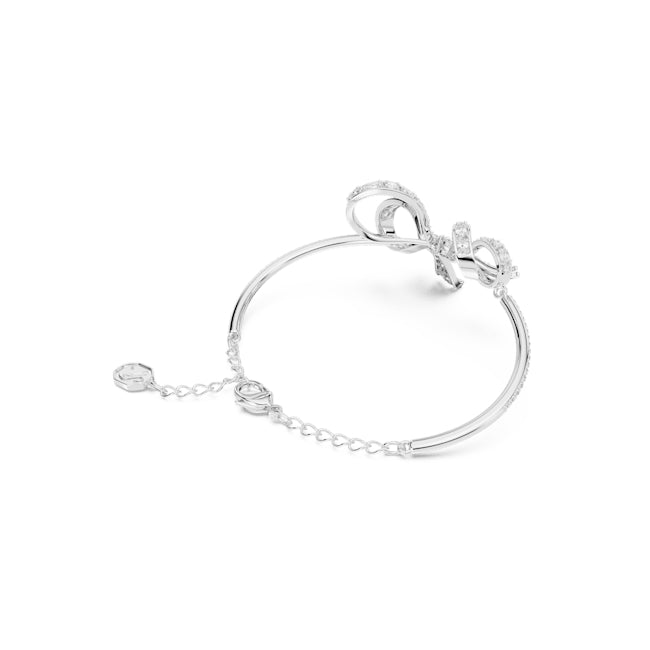 Swarovski Volta Silver Bow Bangle Bracelet