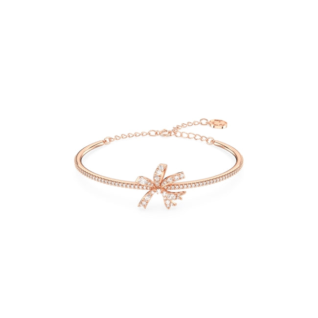Swarovski Volta Rose Gold Bow Bangle