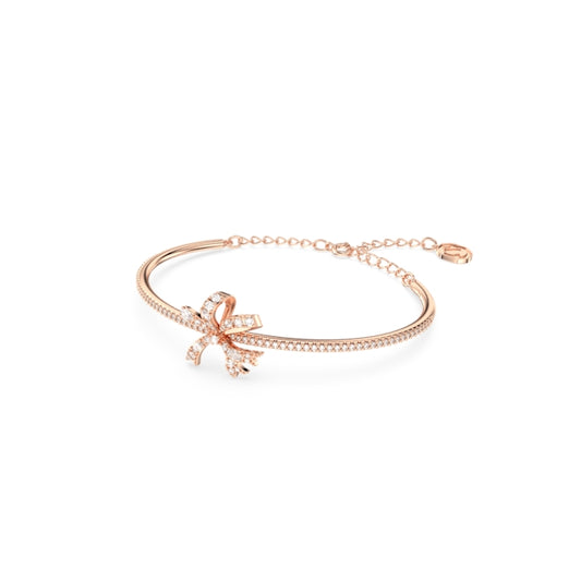 Swarovski Volta Rose Gold Bow Bangle