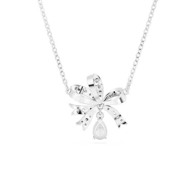 Swarovski Volta Silver Bow Necklace