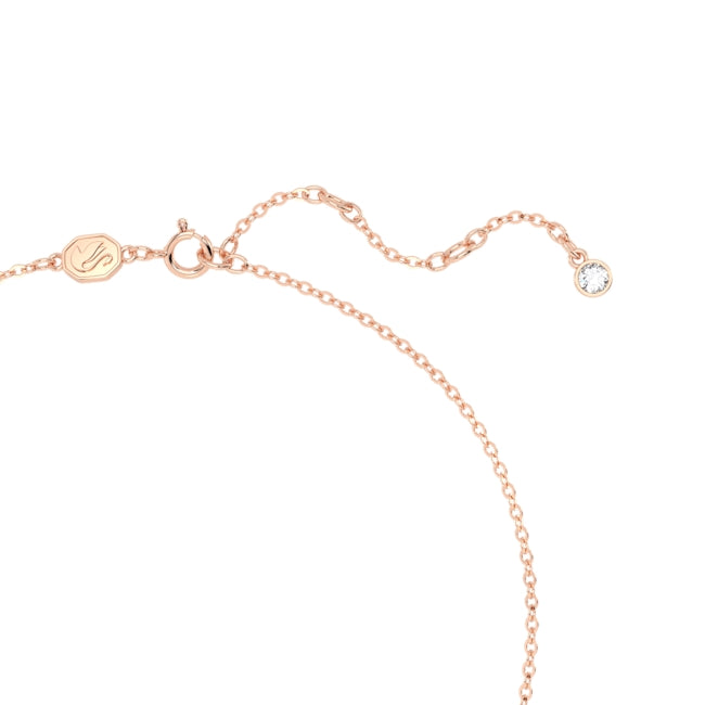 Swarovski Volta Rose Gold Crystal Bow Y Necklace