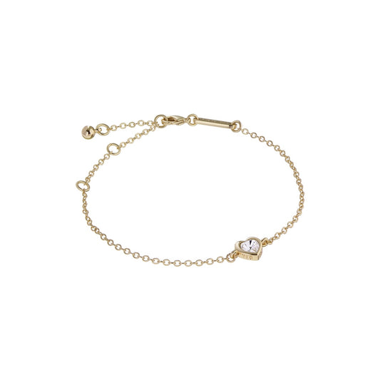 Ted Baker Gold Hansa Crystal Heart Bracelet
