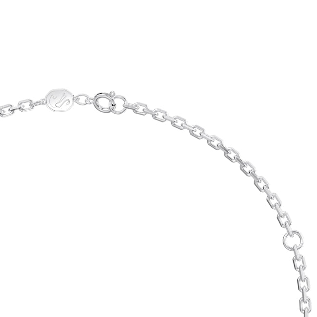 Swarovski Dextera Silver Octagon Necklace