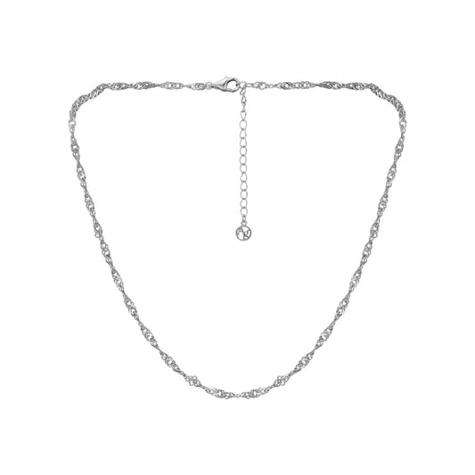 Argento Twist Choker Necklace